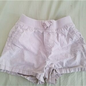 1989 Place Girl's Cream Shorts Size 6 Elastic Waist Casual Lightweight Summer